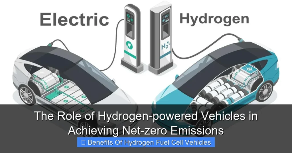 The Role of Hydrogen-powered Vehicles in Achieving Net-zero Emissions