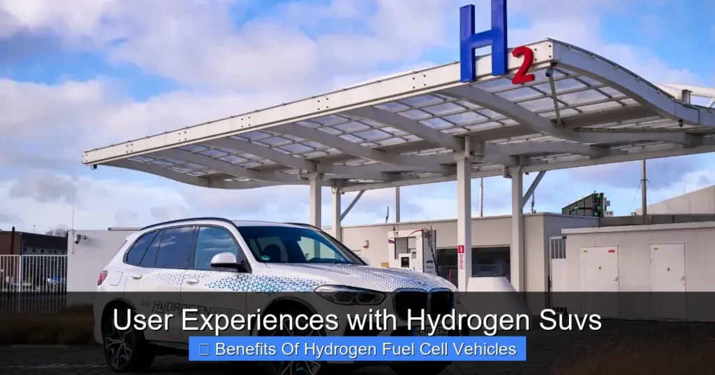 User Experiences with Hydrogen Suvs
