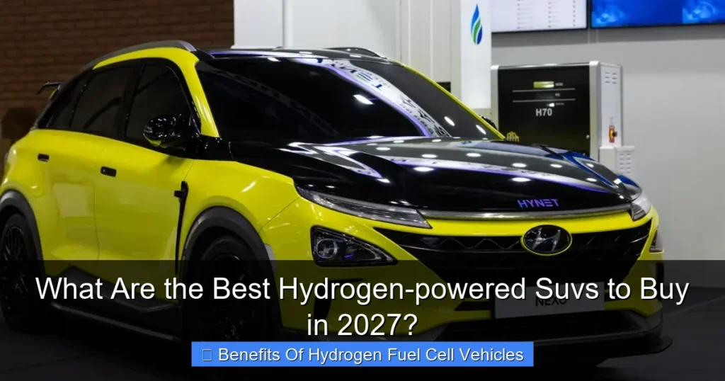What Are the Best Hydrogen-powered Suvs to Buy in 2027?