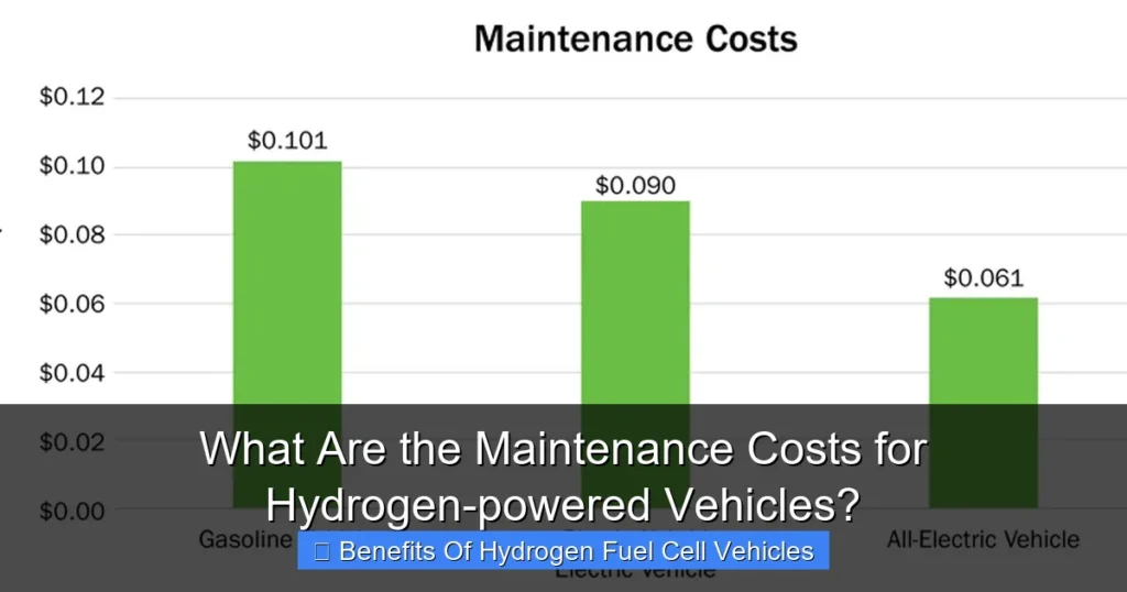 What Are the Maintenance Costs for Hydrogen-powered Vehicles?