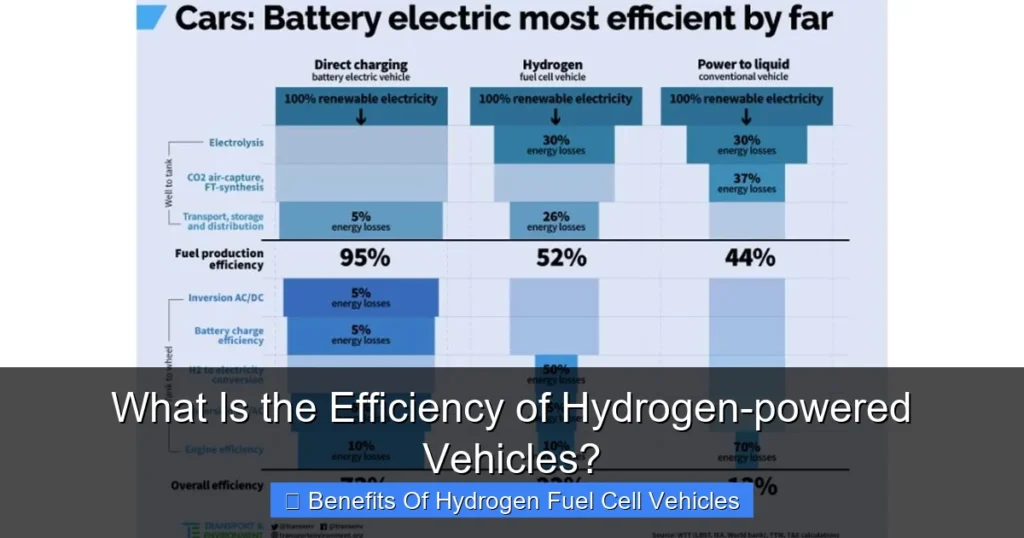 What Is the Efficiency of Hydrogen-powered Vehicles?