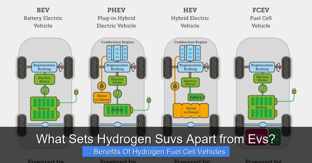 What Sets Hydrogen Suvs Apart from Evs?
