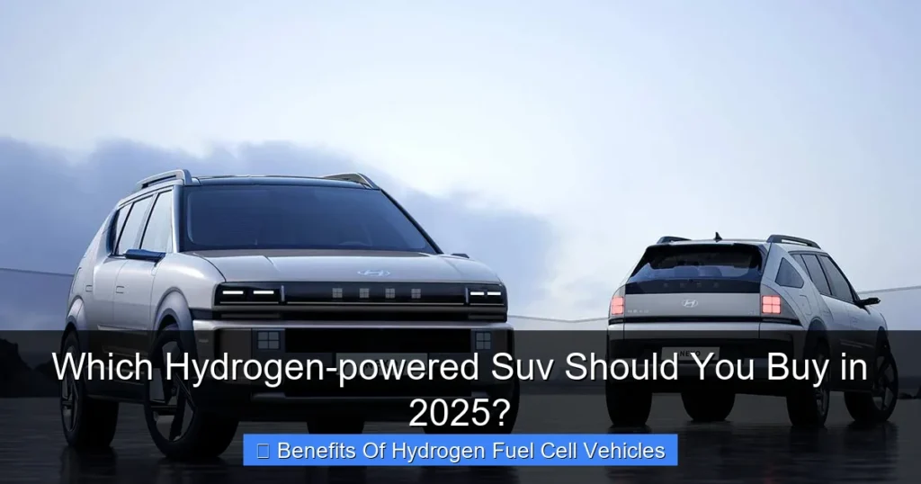 Which Hydrogen-powered Suv Should You Buy in 2025?