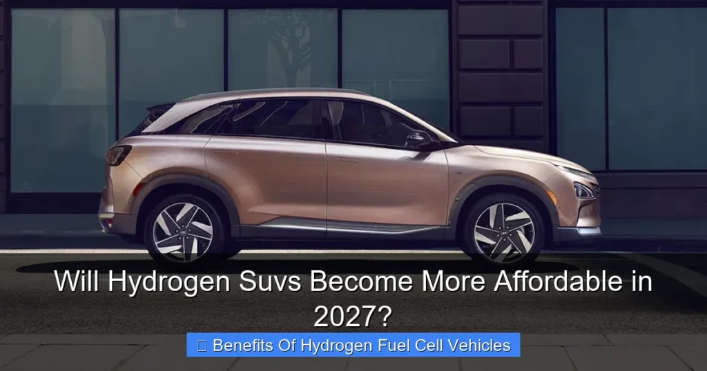 Will Hydrogen Suvs Become More Affordable in 2027? Will Hydrogen Suvs Become More Affordable in 2027?
